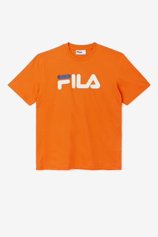 Fila Eagle Orange T-Shirt Mens - NZ 89563-ESFB